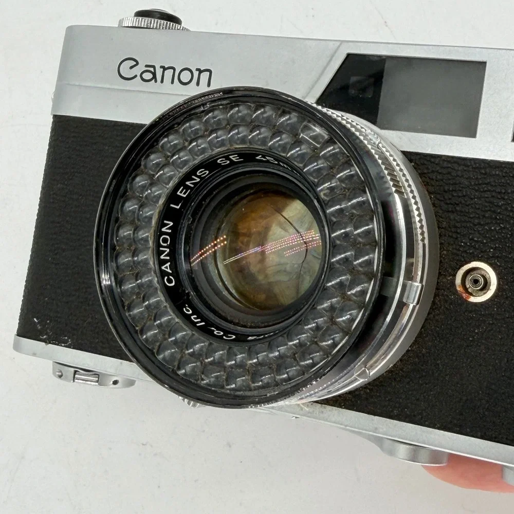 Canon Canonet Rangefinder 35mm Film Camera 45mm f1.9 SE Lens Vintage Japan